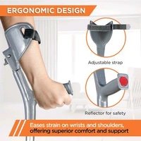 Champ Max Elbow Crutch for Physically Challenged With Adjustable Height & Movable Elbow Support, Light Weight