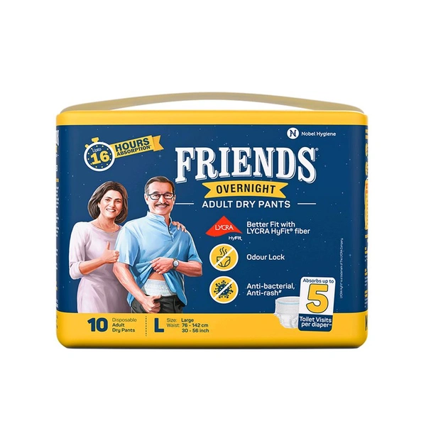 Friends Overnight Diaper PantsFriends Overnight Diaper Pants - 10, Large