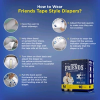 Adult DiapersFriends Overnight Adult Diapers - 10, Medium
