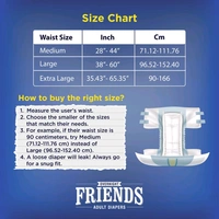 Adult DiapersFriends Overnight Adult Diapers - 10, Medium