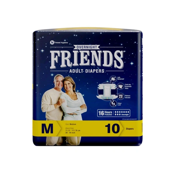 Adult DiapersFriends Overnight Adult Diapers - 10, XL