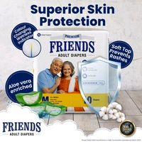 Friends Premium Adult DiapersFriends Premium Adult Diapers - 10, Medium
