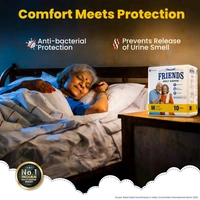 Friends Premium Adult DiapersFriends Premium Adult Diapers - 10, Large