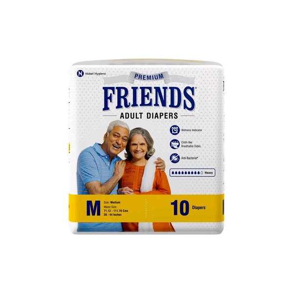 Friends Premium Adult DiapersFriends Premium Adult Diapers - 10, XL