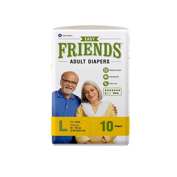 Adult DiapersFriends Easy Adult Diapers - 10, Large