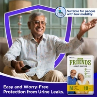 Adult DiapersFriends Easy Adult Diapers - 10, Large