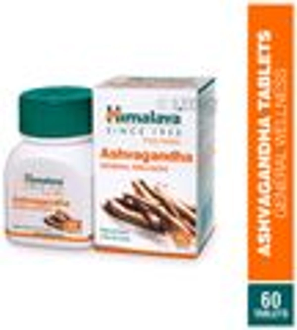 Himalaya Wellness Ashvagandha Tablet | Stress Relief Supplement | Rejuvenates Mind & Body - 120 Tablets