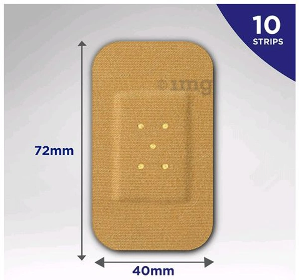 Hansaplast Jumbo Antiseptic Larger Wound Pad - 10 Strips