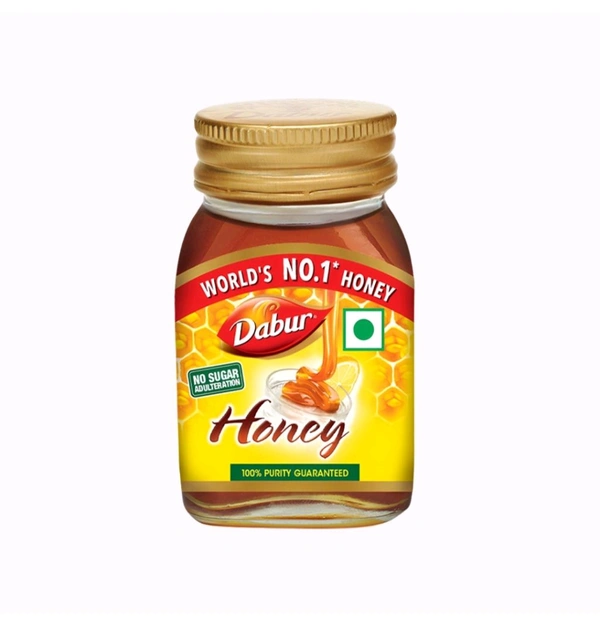 Dabur Honey - 100% Pure, World's No.1 Honey Brand (No Sugar Adulteration) - 100 Gm