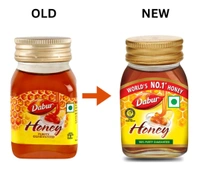 Dabur Honey - 100% Pure, World's No.1 Honey Brand (No Sugar Adulteration) - 100 Gm