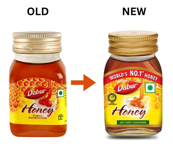 Dabur Honey - 100% Pure, World's No.1 Honey Brand (No Sugar Adulteration) - 100 Gm