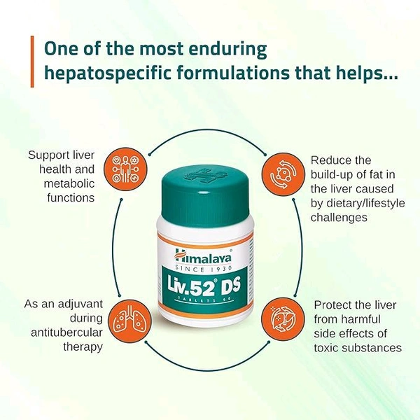 Himalaya Liv.52 DS Tablets 60 - 60 Tablet
