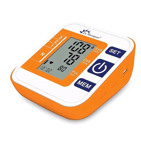 Dr. Morepen Arm Blood Pressure Monitor Model Bp 14, Multicolor