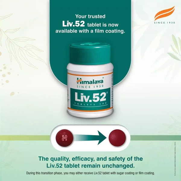 Himalaya Liv.52 | Tablets | 100 No'S - 100 No'S