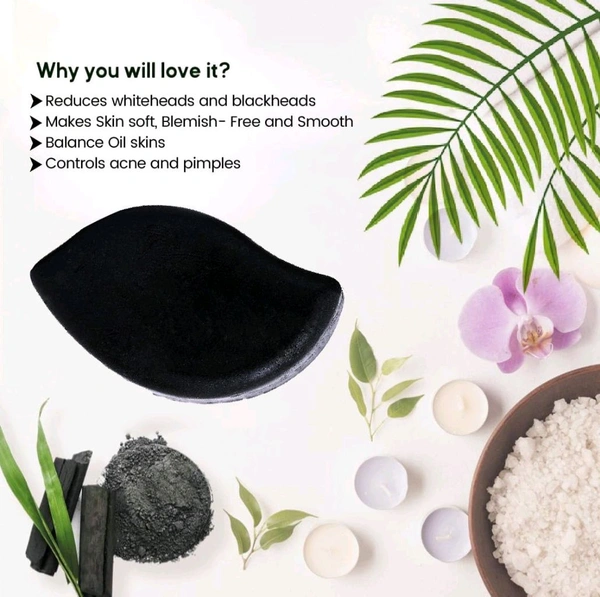 MAN FEMO Charcoal Bathing Soap |Acne Prevention, Blackhead Removal | Artificial Color-Free, Cruelty-Free, Glutan-Free Bathing Soap Bar - 80gm*3 (Pack of 3)