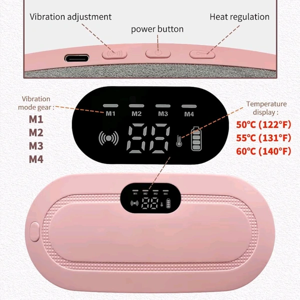 Period Pain Relief Heating Belt for Women | Menstrual Cramp Relief Massager