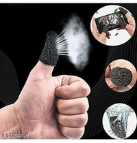 X Pulse E-Sports Anti Slip Mobile Gaming Finger Sleeve (4 Pieces) For PUBG/Free Fire/CODM With Carry Box- Pack Of 2- BlackName: X Pulse E-Sports Anti Slip Mobile Gaming Finger Sleeve (4 Pieces) For PUBG/Free Fire/CODM With Carry Box- Pack Of 2- BlackElastic Support: With Elastic SupportNet Quantity (N): 2X Pulse E-Sports Anti Slip Mobile Gaming Finger Sleeve (4 Pieces) For PUBG/Fre