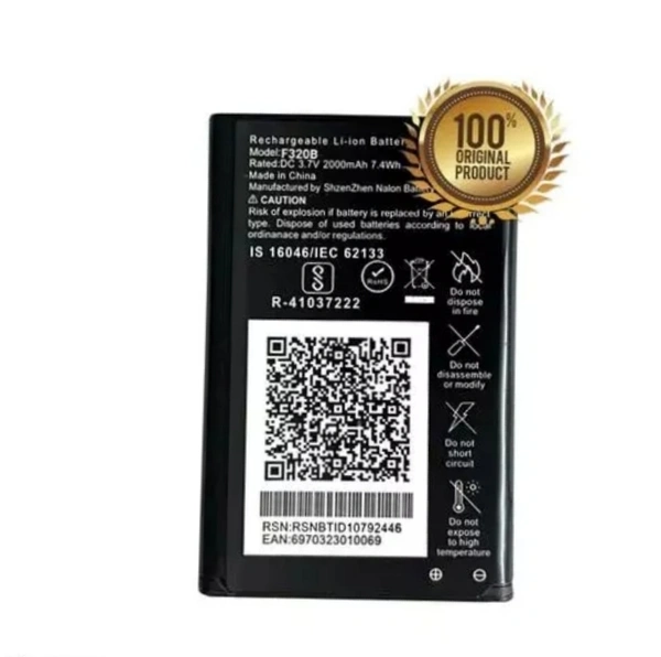 MOBILE BATTERY FOR All JIO KEYPAD PHONE F320B / F91M / F220B / F61F / F61T / F20 / F61 / F81F / F81E/F120B/F91M/F101K/F50Y/F27i/F300B/LF-2403N/B-R2000/TB20F/F211S/FA20F/F30C/AE21F/LF150A/ R220F/3.7Volt/2000mAhName: MOBILE BATTERY FOR All JIO KEYPAD PHONE F320B / F91M / F220B / F61F / F61T / F20 / F61 / F81F / F81E/F120B/F91M/F101K/F50Y/F27i/F300B/LF-2403N/B-R2000/TB20F/F211S/FA20F/