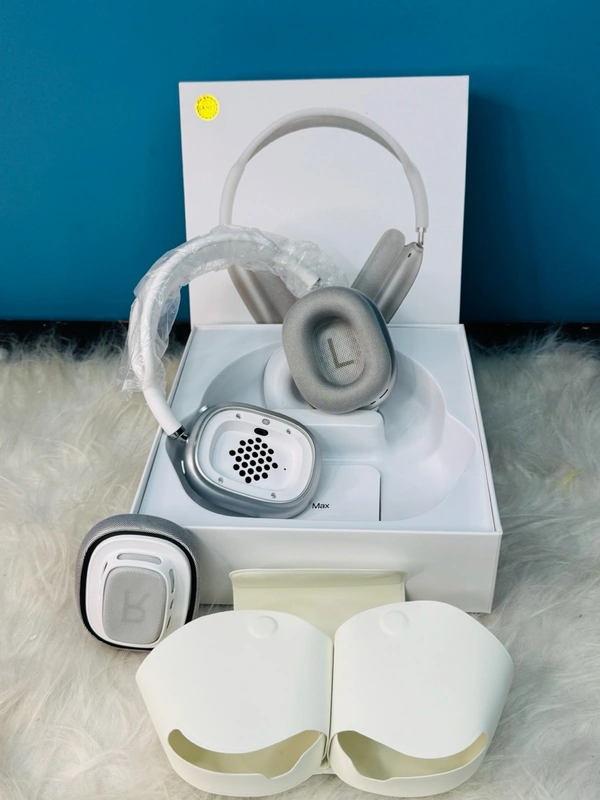 Max Gen 2 Deep Magnetic Cushion & Case *100% ANC* ( SILVER )  Compatible With Android & Iphone 