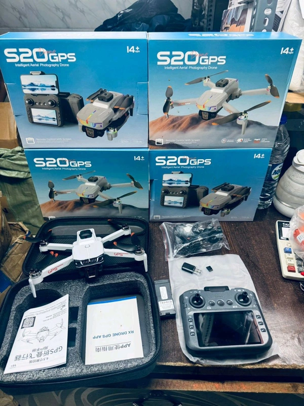S20 Gps Drone ( Dual Battery ) Display Remote 