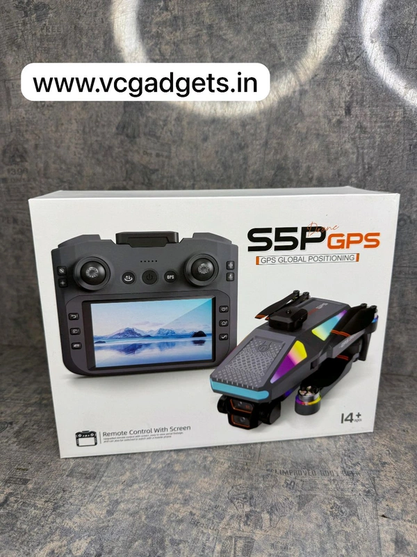 S5p Gps Drone Brushless Motor With Big Display Remote 