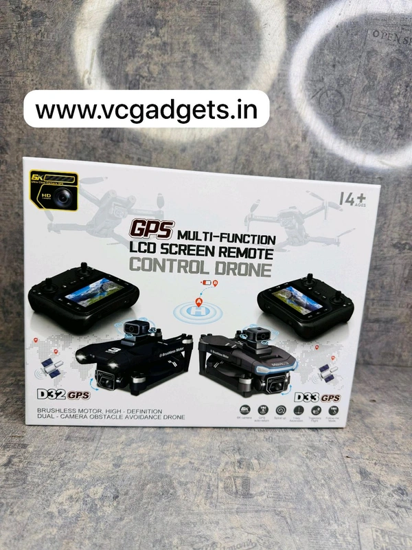 D33 Pro Gps Drone With Big Display 