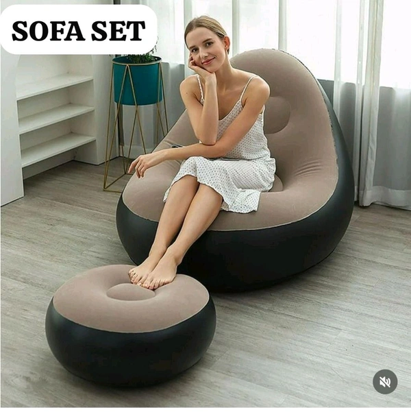 Inflatable Sofa with Electric Pump – Comfort Anywhere, Instantly!