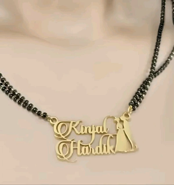 Name Mangalsutar  - Gold, Free Size