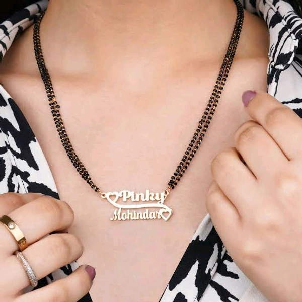 Name Mangalsutar  - Gold, Free Size