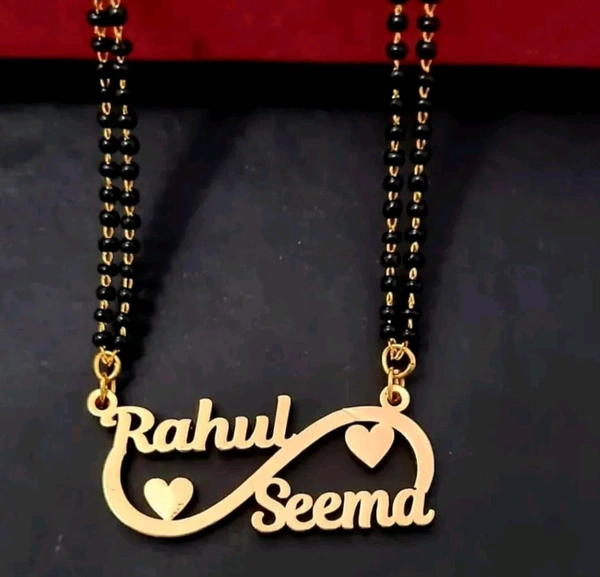 Name Mangalsutar  - Gold, Free Size
