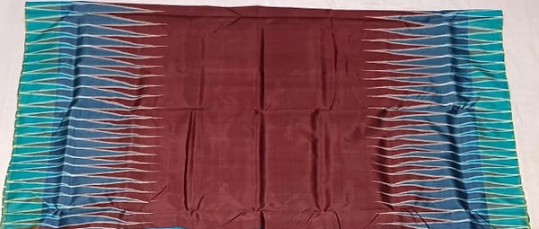 SKU0985 | Indian Soft Bishnupuri Katan Silk Saree | Batik Saree | Premium Quality - Dry Wash Only, Yes