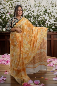 SKU-0334 -> Khadi Cotton -> Ajrakh -> Screen Print - Ajrakh, Screen Print, All, No