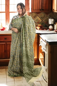 SKU-0336 -> Khadi Cotton -> Kalamkari -> Screen Print - Kalamkari, Screen Print, All, No