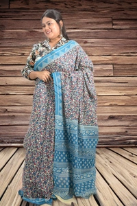 SKU-0337 -> Khadi Cotton -> Kalamkari -> Screen Print - Kalamkari, Screen Print, All, No