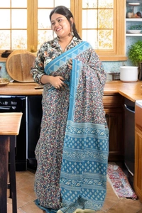 SKU-0337 -> Khadi Cotton -> Kalamkari -> Screen Print - Kalamkari, Screen Print, All, No