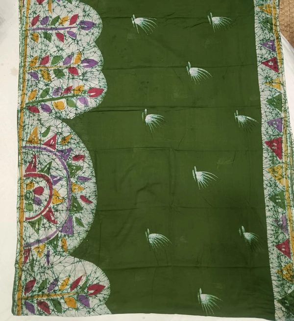 SKU0926 : Premium Supersoft  Mulmul Cotton Fabric| Hand Batik | Lightweight, Soft & Breathable Cloth for Summer Wear - Soft Wash, Yes