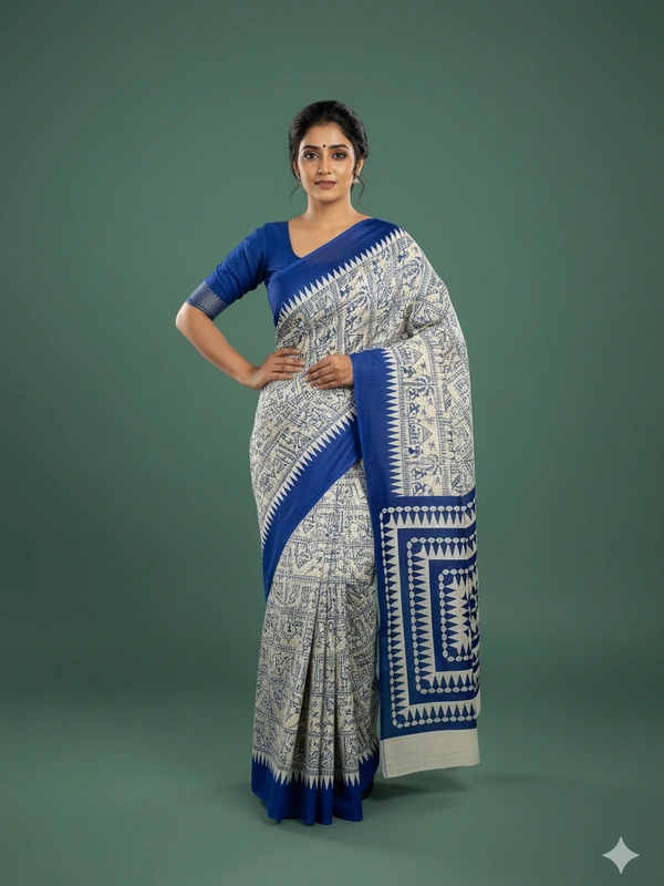 SKU0847 : Mulmul Cotton Saree, Lightweight saree - Hand Wash, No