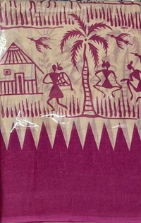 SKU0847 : Mulmul Cotton Saree, Lightweight saree - Hand Wash, No