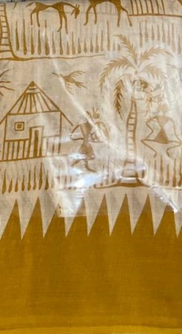 SKU0847 : Mulmul Cotton Saree, Lightweight saree - Hand Wash, No