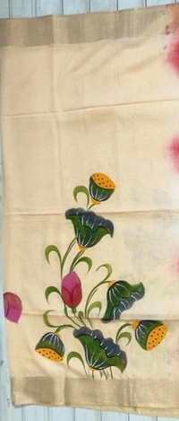 SKU0948 : Pure Khadi Cotton Saree – Handwoven, Lightweight & Breathable Fabric - Hand Wash, Yes