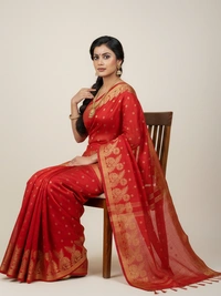 SKU-0819 : SEMI SILK | Handloom - Hand wash, Yes