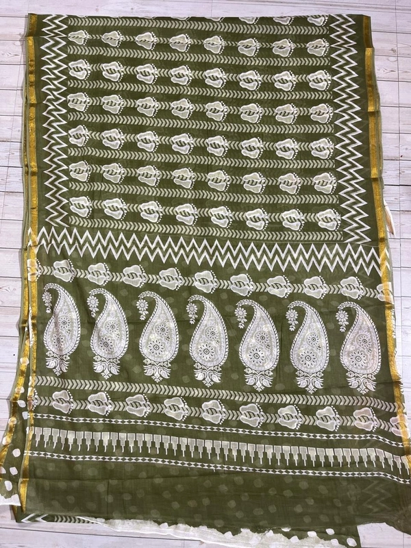 SKU0855 : Pure Chanderi Cotton – Traditional saree - Hand Wash, Yes