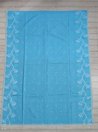 SKU0862 : Pure Khadi Cotton Saree – Handwoven, Lightweight & Breathable Fabric - Hand Wash, Yes