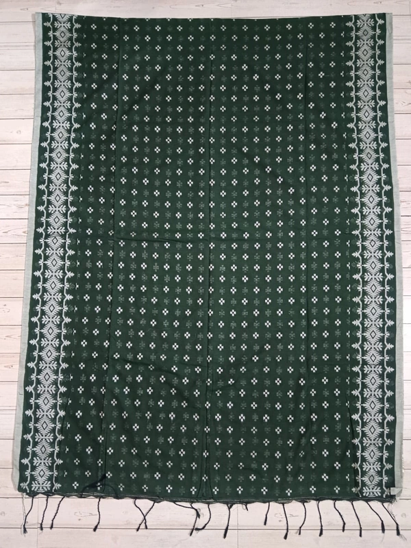 SKU0866 : Pure Handloom Cotton Saree – Handwoven, Lightweight & Breathable Fabric - Hand Wash, Yes
