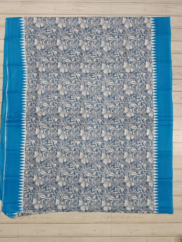 SKU0877 : Mulmul Cotton Saree, Lightweight saree - Hand Wash, No