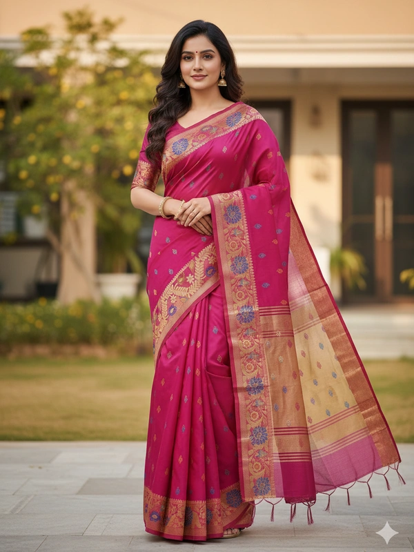 SKU-0822 : SEMI SILK | Handloom - Hand wash, Yes