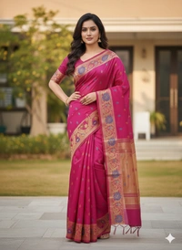 SKU-0822 : SEMI SILK | Handloom - Hand wash, Yes