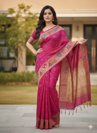 SKU-0822 : SEMI SILK | Handloom - Hand wash, Yes
