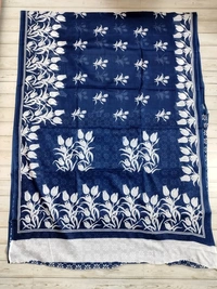 SKU0881 : Mulmul Cotton Saree, Lightweight saree - Hand Wash, No