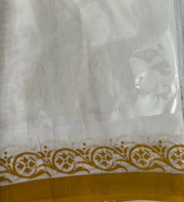 SKU0882 : Mulmul Cotton Saree, Lightweight saree - Hand Wash, No